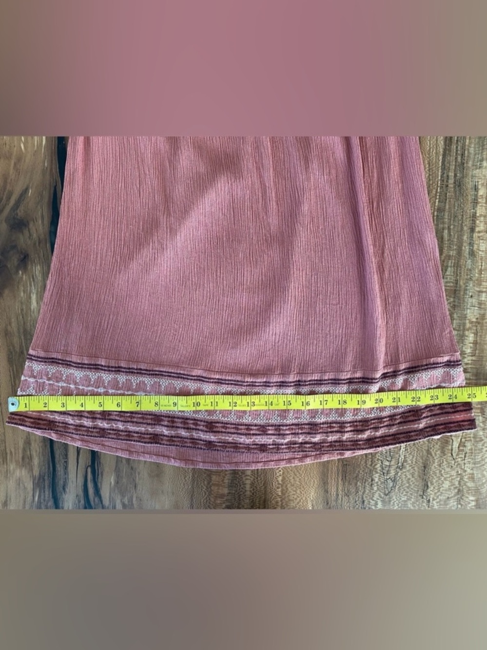 Knox Rose Dusty Rose Embroidered Sleeveless Boho Dress - Picture 7 of 13